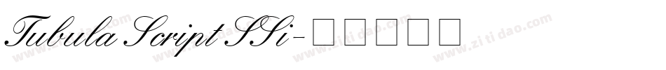 Tubula Script SSi字体转换